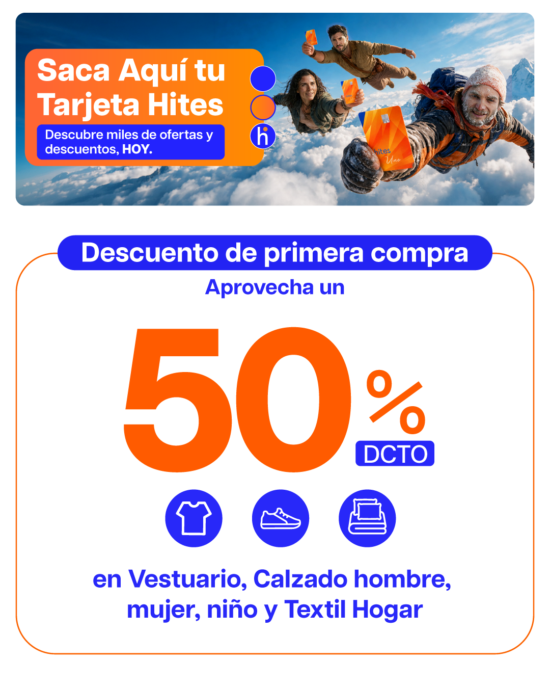 Primera compra continuidad Hites