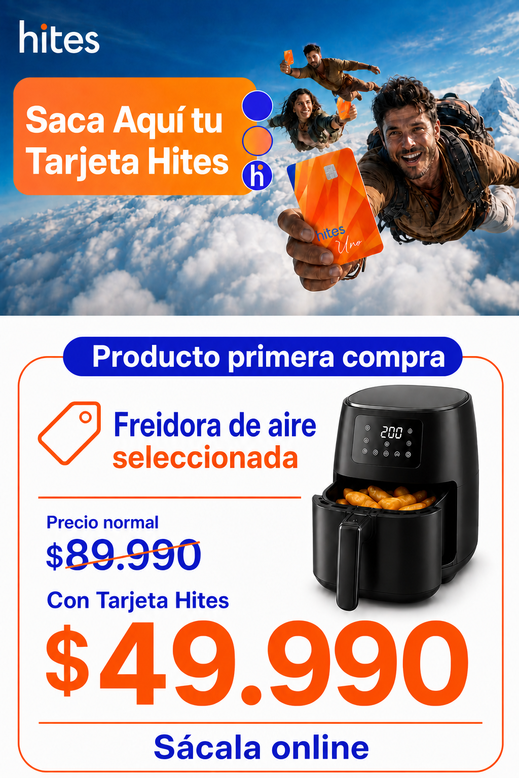 Producto primera compra continuidad Hites